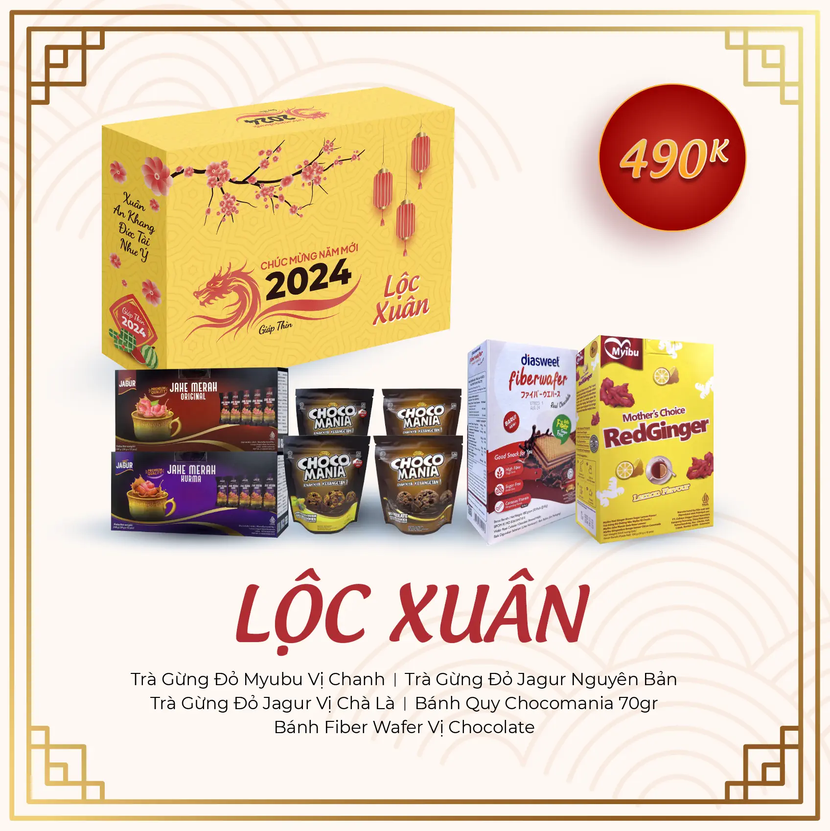 Hộp Quà Tết An Vi F&b - Lộc Xuân - 1Mall.vn