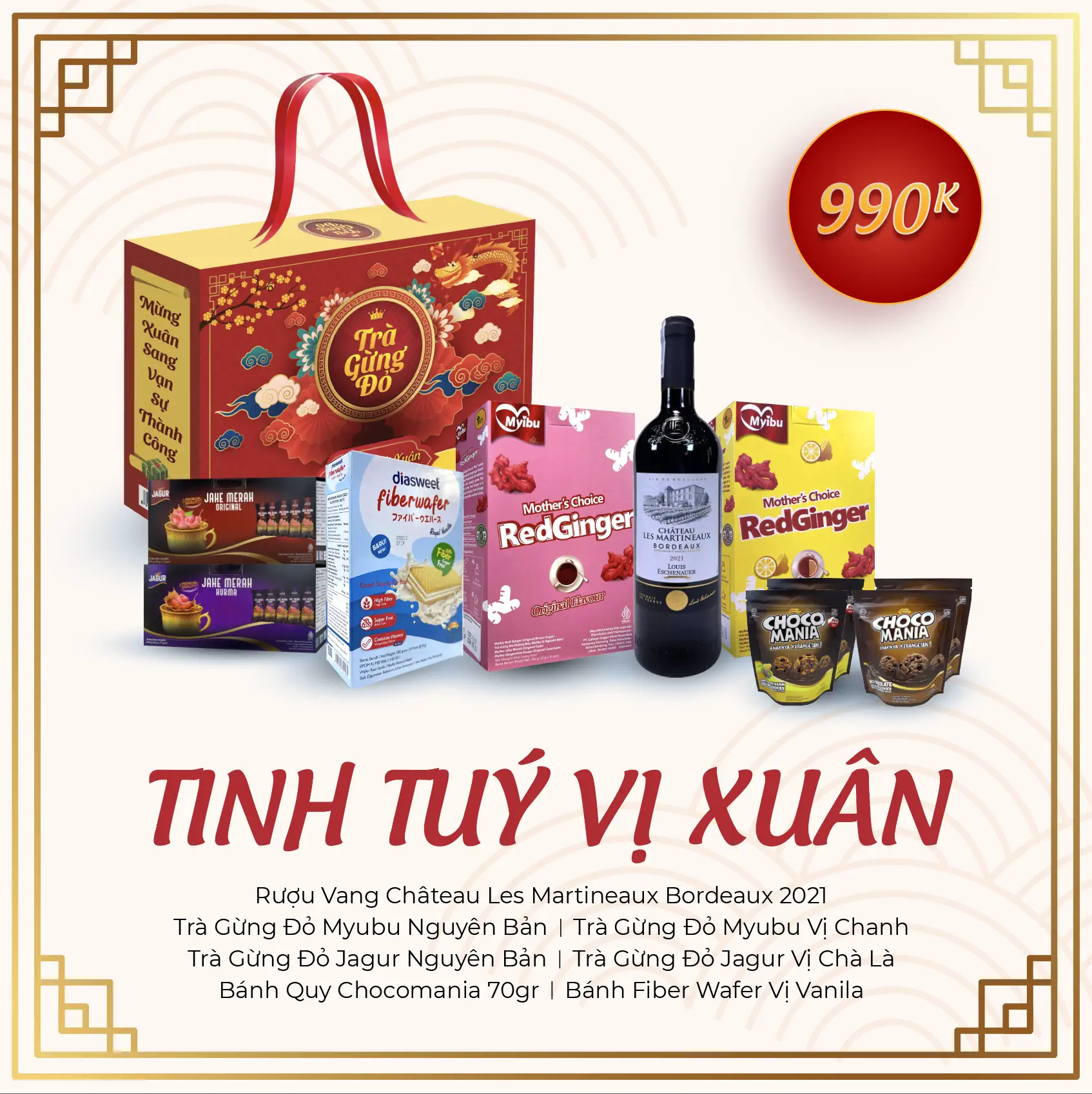 Hộp Quà Tết An Vi F&b - Tinh Túy Vị Xuân - 1Mall.vn