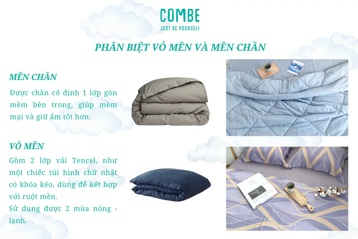 Phân Biệt Vỏ Mền Và Mền Chần - 1Mall.vn