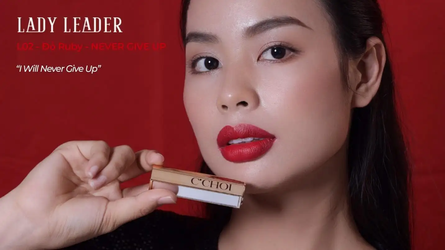 Son Sáp C’choi Lady Leader Đỏ Ruby - L02 - Never Give Up - 1Mall.vn
