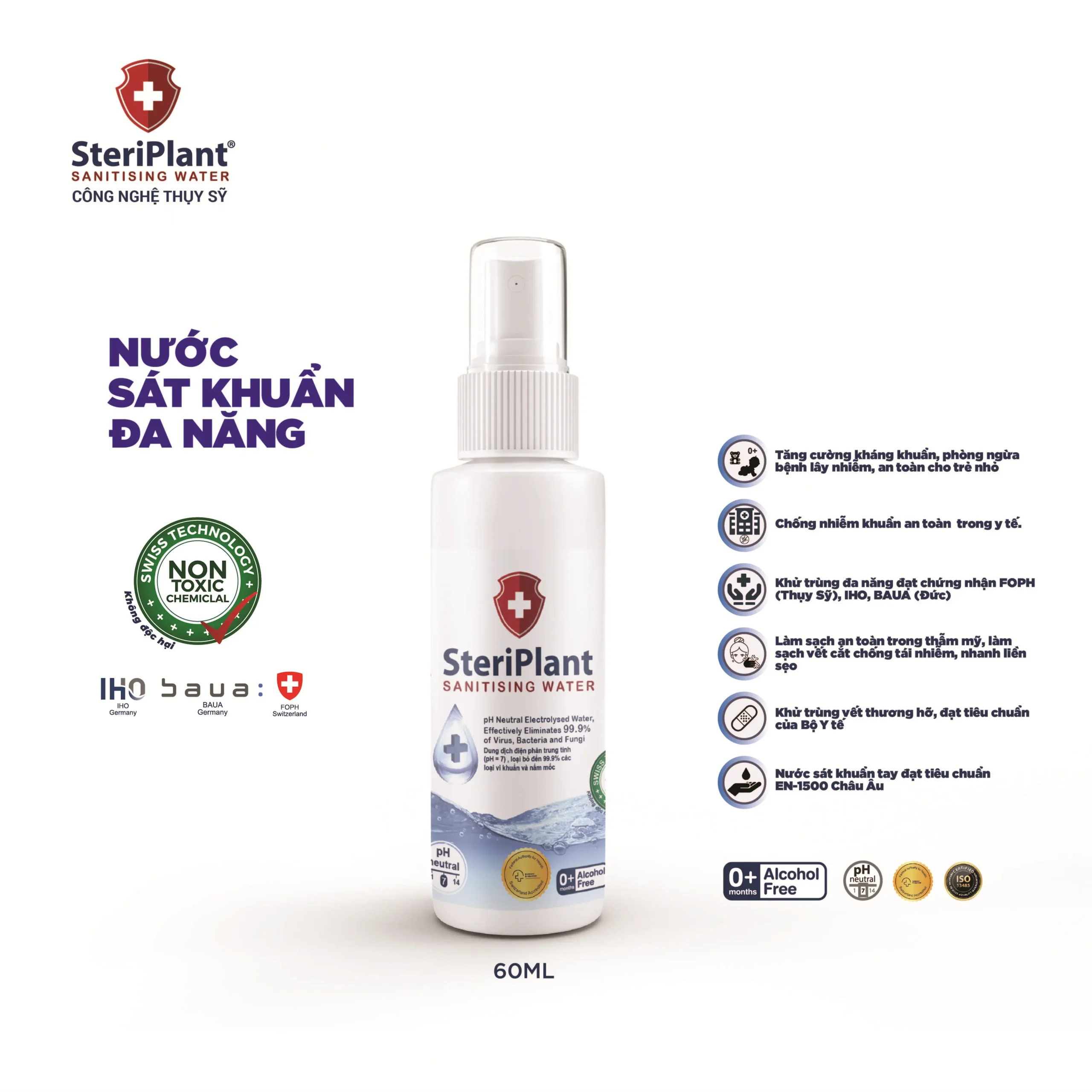 Công Dụng Nước Sát Khuẩn Steriplant - 1Mall.vn