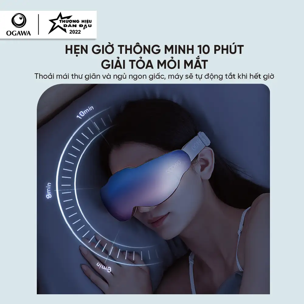 Hẹn Giờ Thông Minh 10 Phút Máy Massage Mắt Em-x Hiệu Ogawa (oy-0301) - Ogawa Eye Massager - 1Mall.vn